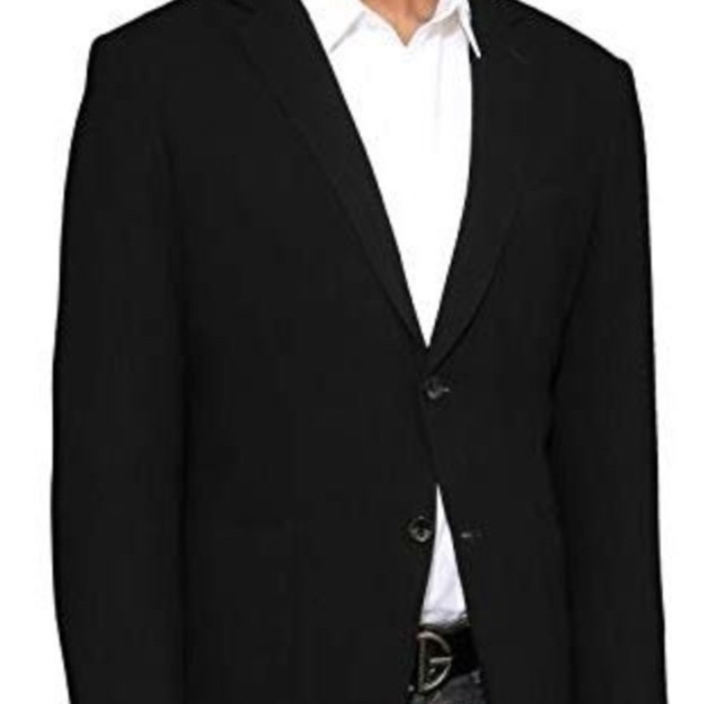 NWT- PJ PAUL JONES Black Blazer with Button Closure - med
